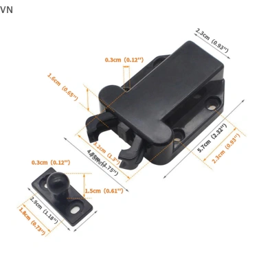 Mingxuan2 4/6 Đẩy Mở Cửa Tủ Bếp Cảm Ứng - Chốt Tháo, Ngăn Kéo, Giá 42.130₫ 10