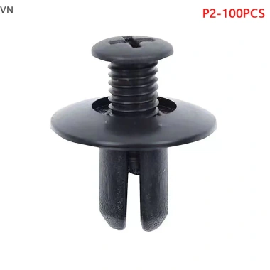 Mingxuan2 8mm Nhựa Đinh Tán Bu Lông Vít Đen 50/100 Cái TRX680 TRX650 - 46.640đ 9