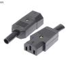 Mingxuan2 AC 3Pin Ổ Cắm Cáp Thẳng Đầu Nối C13 C14 10A 250V Nữ Nam Giá 35.800đ 3