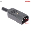 Mingxuan2 AC 3Pin Ổ Cắm Cáp Thẳng Đầu Nối C13 C14 10A 250V Nữ Nam Giá 35.800đ 10
