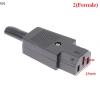 Mingxuan2 AC 3Pin Ổ Cắm Cáp Thẳng Đầu Nối C13 C14 10A 250V Nữ Nam Giá 35.800đ 11