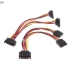 Mingxuan2 Cáp SATA 20cm Power Y 15 Pin Nam tới Kép Nữ cho HDD SSD - 40.810 VND 2