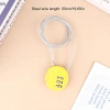 Mingxuan2 Dây Số Khóa Mật Khẩu 13/20/50cm An Ninh Cho Xe Máy & Mũ Bảo Hiểm 8