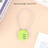 Mingxuan2 Dây Số Khóa Mật Khẩu 13/20/50cm An Ninh Cho Xe Máy & Mũ Bảo Hiểm 14