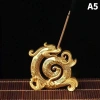 Mingxuan2 Hương Dính Giữ Rồng Rùa - Lư Hương Hợp Kim, Ốc Điêu Khắc Đồ Trang Trí Đồng Sen Để Bàn - 37.290 VND 15