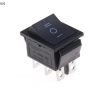 Mingxuan2 KCD4 Rocker Đen DPDT 6 Pin 16A 250VAC/20A 125VAC - Bật/Tắt, Giá chỉ 39.050 VND