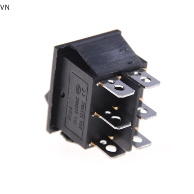 Mingxuan2 KCD4 Rocker Đen DPDT 6 Pin 16A 250VAC/20A 125VAC - Bật/Tắt, Giá chỉ 39.050 VND 4