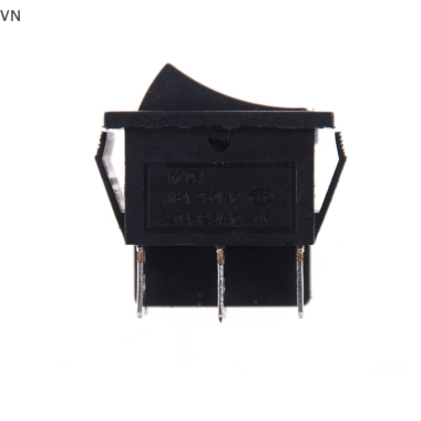 Mingxuan2 KCD4 Rocker Đen DPDT 6 Pin 16A 250VAC/20A 125VAC - Bật/Tắt, Giá chỉ 39.050 VND 6