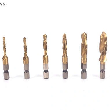 Mingxuan2 M3-M10 Chuôi lục giác mạ titan HSS - Vít tay hệ mét, tập mũi khoan đa năng, giá ưu đãi 44.550₫ Mingxuan2 M3-M10 Chuôi lục giác mạ titan HSS - Vít tay hệ mét, tập mũi khoan đa năng, giá ưu đãi 44.550₫