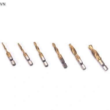Mingxuan2 M3-M10 Chuôi lục giác mạ titan HSS - Vít tay hệ mét, tập mũi khoan đa năng, giá ưu đãi 44.550₫ 2 Mingxuan2 M3-M10 Chuôi lục giác mạ titan HSS - Vít tay hệ mét, tập mũi khoan đa năng, giá ưu đãi 44.550₫ 2