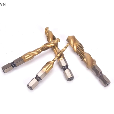 Mingxuan2 M3-M10 Chuôi lục giác mạ titan HSS - Vít tay hệ mét, tập mũi khoan đa năng, giá ưu đãi 44.550₫ 4 Mingxuan2 M3-M10 Chuôi lục giác mạ titan HSS - Vít tay hệ mét, tập mũi khoan đa năng, giá ưu đãi 44.550₫ 4