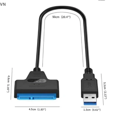 Mingxuan2 USB 3.0 sang SATA 2.5 - Đầu đọc SSD/HDD gắn ngoài, giá chỉ 74.000đ 5 Mingxuan2 USB 3.0 sang SATA 2.5 - Đầu đọc SSD/HDD gắn ngoài, giá chỉ 74.000đ 5