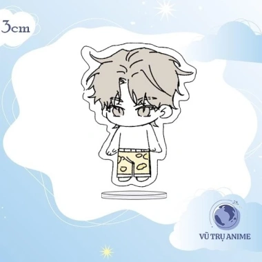 Mini 3cm LOW TIDE IN TWILIGHT standee BL boylove anime chibi tượng mica trang trí trưng bày giá 10.050 VND