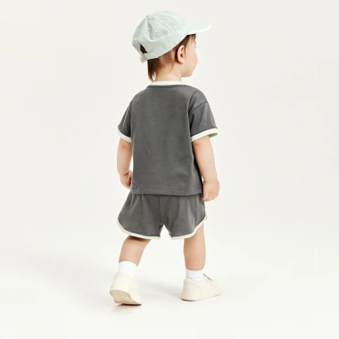 Mini Bala Tay Ngắn Cotton Bé Trai và Bé Gái Thể Thao Mùa Hè Giá 410.400 VND