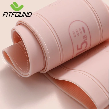 Mini Band Dây Silicon FITFOUND Kháng Lực Tập Mông Đùi Chân Chống Xoắn Vân Ma Sát Chống Trượt - Giá 100.000 VND