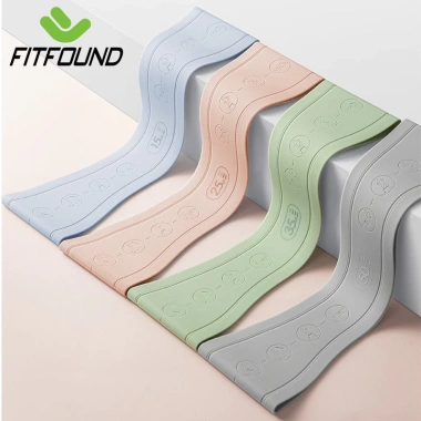 Mini Band Dây Silicon FITFOUND Kháng Lực Tập Mông Đùi Chân Chống Xoắn Vân Ma Sát Chống Trượt - Giá 100.000 VND