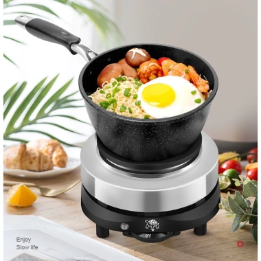 Mini Bếp điện 220V 500W - Tấm sưởi đa năng, đun nóng cà phê, giá ưu đãi 160k 3