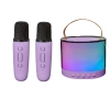 Mini Bluetooth Karaoke trẻ em 2 micrô Đèn LED âm thanh ma thuật, loa không dây 299.999₫ 10