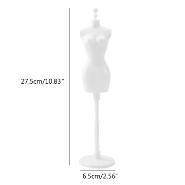 Mini búp bê đứng nhựa giá để váy - Giá 50.945 VND, thích hợp cho mô hình búp bê