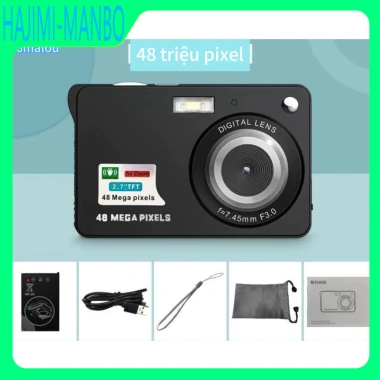 Mini Camera Digital V2 48MP Siêu Mỏng, Quay Video, Tặng Thẻ Nhớ, Giá 155.999đ