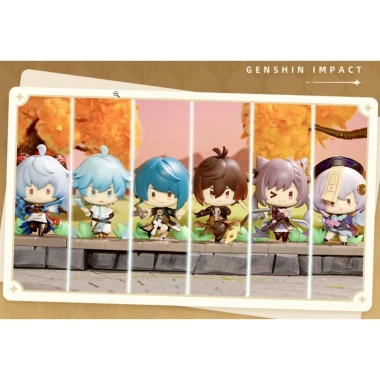 Mini figure Genshin Impact - Zhongli, Ganyu, Keqing, Qiqi, Chongyun, Xingqiu - Nhựa chính hãng miHoYo, giá 180.000₫