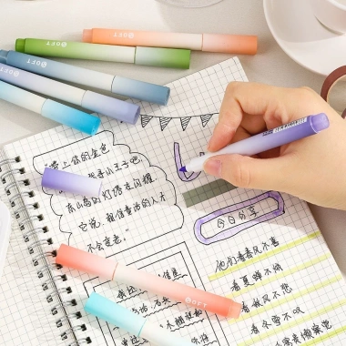 Mini Highlighter Macaron Pastel - Bộ bút vẽ đa màu sinh viên, giá 22.000 VND