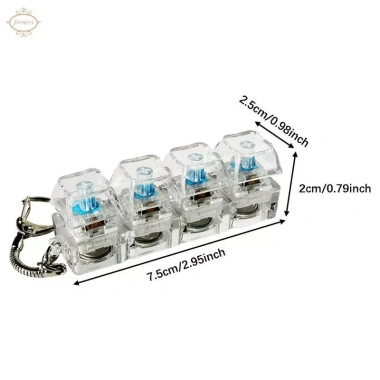 Mini Key Board Đa Năng Móc Khóa Ngón Tay Bàn Phím Cơ Nhỏ Gọn, Giá Ưu Đãi 90.720₫ 6