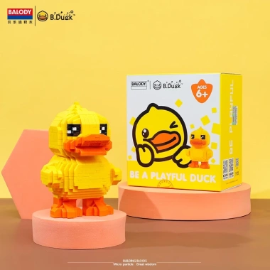 Mini lắp ráp chú vịt vàng - Đồ chơi bé trai dễ thương, giá ưu đãi 387k