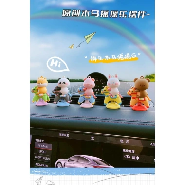Mini Ngựa Trojan Rocking Âm Nhạc - Đồ Trang Trí Xe Hơi & Máy Tính, Hợp Thời Trang Nam Nữ, Giá 58.519₫