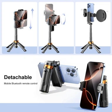 Mini Pocketflex HdoorLink Mini Selfie Stick Tripod Gập Lại, Monopod Bluetooth Không Dây cho Smartphone – Giá chỉ 235.268₫