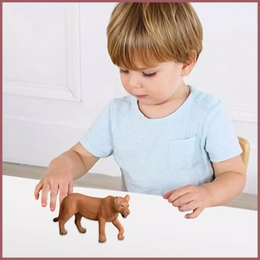 Mini Safari Đồ Chơi Động Vật Thực Tế - Bộ ủng Hoang Dã Cho Bé Tập Đi Rừng