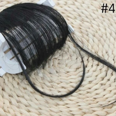 Mini See-through Bangs Tóc Giả Traceless Thực Tế - Clip Đẹp Giá 30k 8