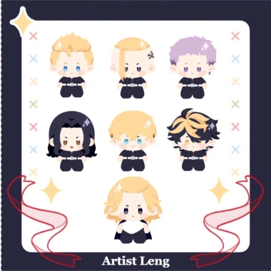 Mini Standee GACHA Tokyo Revengers Tenjiku Touma Bonten - Giá 30.000 VNĐ (giảm từ 36.000) 4