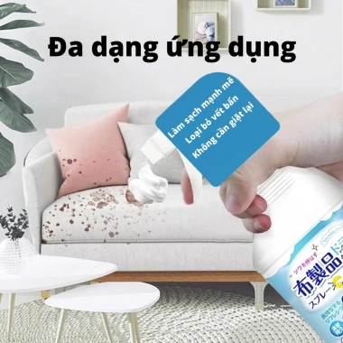 Mini Tác Nhân Làm Sạch Ghế Sofa 500ml - Dung Dịch Vệ Sinh Ghế Da Ô Tô, Nỉ, Vải, Foam Cleaner 8