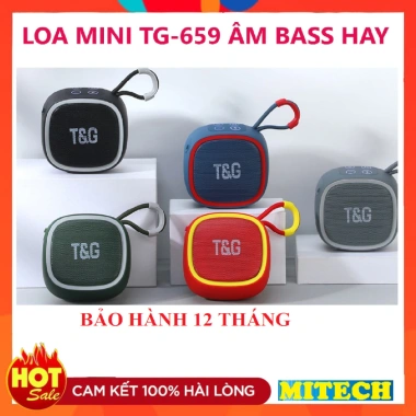 Mini TG659 Loa Bluetooth Kháng Lực Chống Nước, Thiết Kế Nhỏ Gọn Sang Trọng, Có Móc Treo - 259.999₫