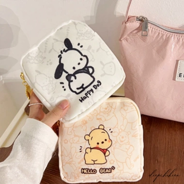 Mini Túi Đựng Đồ Cá Nhân, Băng Vệ Sinh, Son Tiền Xu Tai Nghe Sạc - Size Bỏ Túi 23.085đ 6
