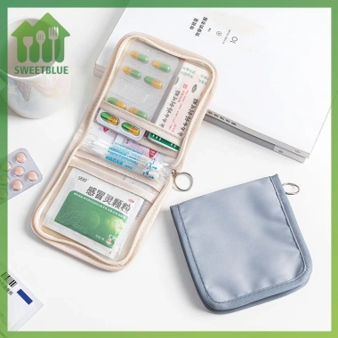 Mini túi y tế gập mở, khóa kéo - Túi sơ cứu du lịch ngoài trời, thiết yếu 69.850đ