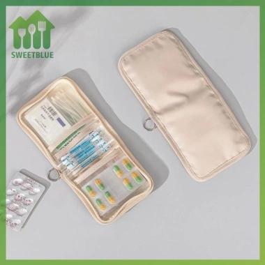 Mini túi y tế gập mở, khóa kéo - Túi sơ cứu du lịch ngoài trời, thiết yếu 69.850đ
