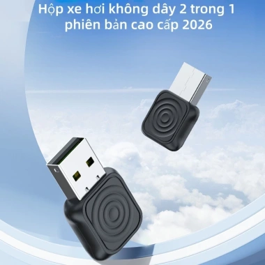Mini Ultra Hộp xe hơi không dây 2 trong 1 – Siêu nhỏ gọn, chấm dứt rối loạn khi lên xe