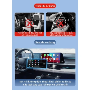 Mini Ultra Hộp xe hơi không dây 2 trong 1 – Siêu nhỏ gọn, chấm dứt rối loạn khi lên xe 3 Mini Ultra Hộp xe hơi không dây 2 trong 1 – Siêu nhỏ gọn, chấm dứt rối loạn khi lên xe 3