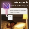 Mini USB Vợt muỗi côn trùng điện - Đèn UV lưới an ninh, chống rơi, diệt muỗi gia đình, chỉ 49.900₫