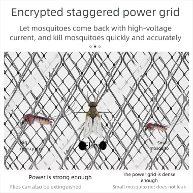 Mini USB Vợt muỗi côn trùng điện - Đèn UV lưới an ninh, chống rơi, diệt muỗi gia đình, chỉ 49.900₫ 3