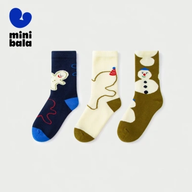 Minibala 3 Gói Tất Cotton Co Giãn Thoáng Khí Bé Trai, Bé Gái Mùa Hè - Giá 167.400đ