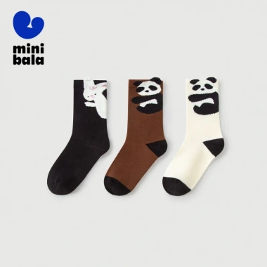 Minibala 3 Gói Tất Cotton Co Giãn Thoáng Khí Bé Trai, Bé Gái Mùa Hè - Giá 167.400đ