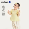Minibala áo sơ mi bé gái mùa hè cotton mềm mại tay ngắn – Giá ưu đãi 315.360₫