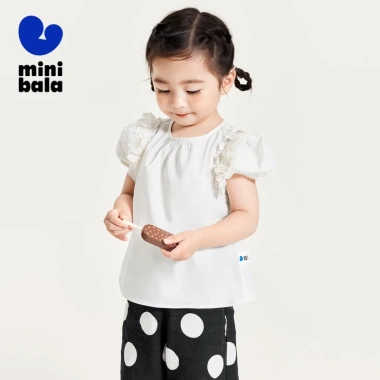 Minibala áo sơ mi bé gái mùa hè cotton mềm mại tay ngắn – Giá ưu đãi 315.360₫ 6