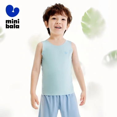 Minibala Áo Vest Mùa Hè Thoáng Khí Modal cho Bé Trai và Bé Gái - Thấm Hút Mồ Hôi, Giá 143.640 VND 4