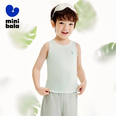 Minibala Áo Vest Mùa Hè Thoáng Khí Modal cho Bé Trai và Bé Gái - Thấm Hút Mồ Hôi, Giá 143.640 VND 6