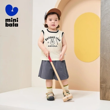 Minibala Áo Vest Unisex Tay Ngắn Mồ Hôi Nhanh Khô, Thoáng Khí, Quần Short - 474.120 VND 6