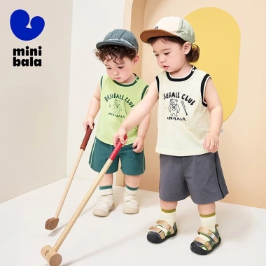 Minibala Áo Vest Unisex Tay Ngắn Mồ Hôi Nhanh Khô, Thoáng Khí, Quần Short - 474.120 VND 8